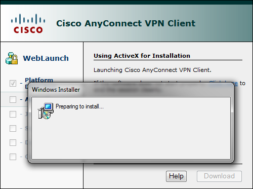 cisco anyconnect vpn client software for windows 7