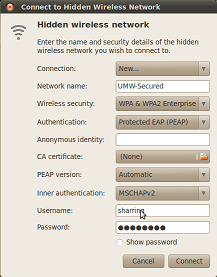 Hidden Wireless Information. Contact the Help Desk at 654-2255 if you can't read.