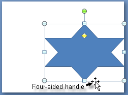 four-sided handle