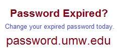 password.umw.edu - change your password