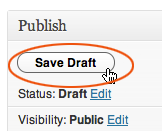 Save Draft button